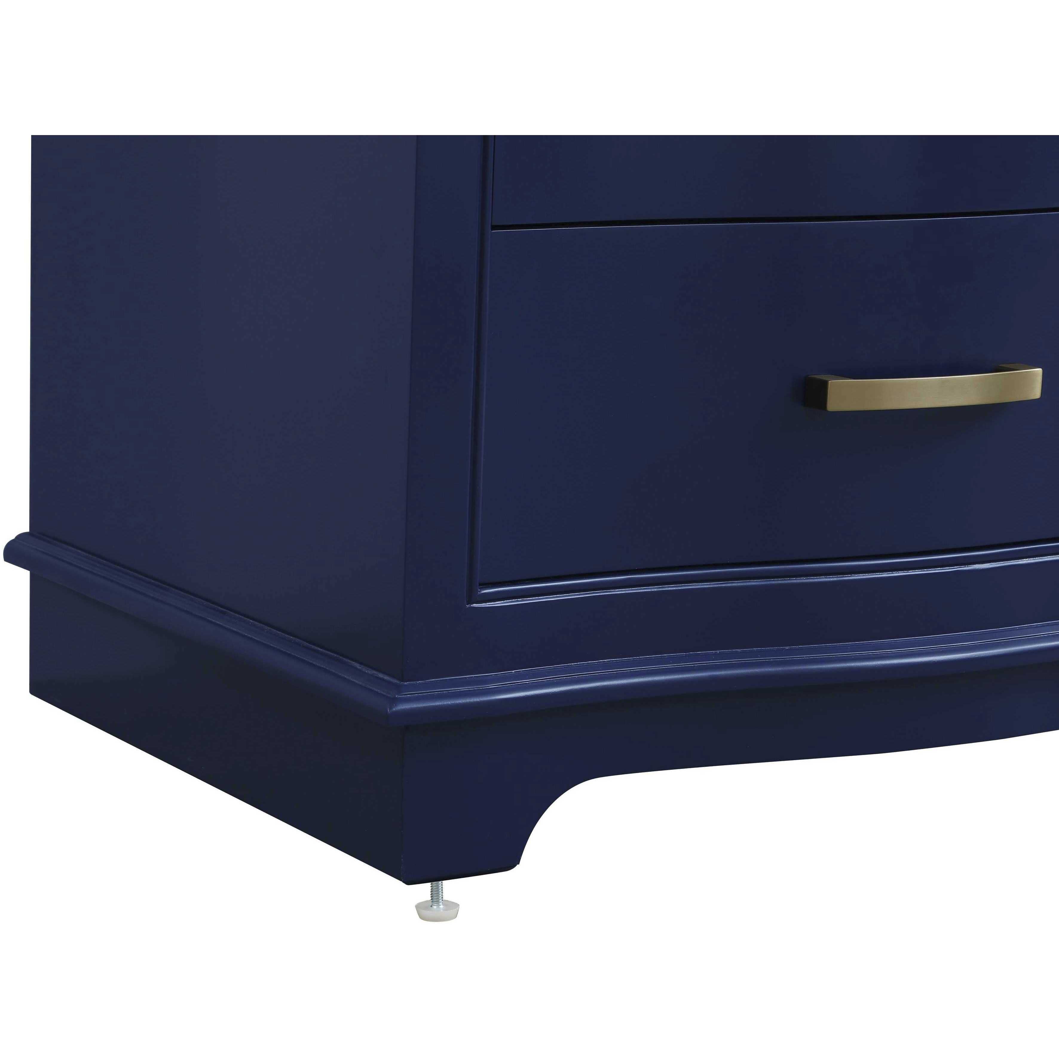 Knox 30 X 34 inch Blue Bathroom Vanity Cabinet