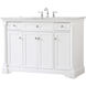 Clarence 48 X 22 X 35 inch White Vanity Sink Set