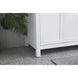 Lewis 72 X 22 X 34 inch White Vanity Sink Set