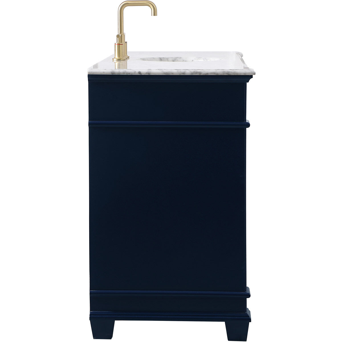Wesley 60 X 22 X 35 inch Blue Vanity Sink Set