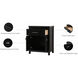 Adian Black Bathroom Storage Cabinet
