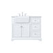 Franklin 42 X 22 X 35 inch White Bathroom Vanity Cabinet