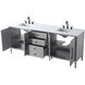 Blakely 84 X 34 inch Grey Bathroom Vanity Cabinet