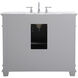 Wesley 42 X 22 X 35 inch Grey Vanity Sink Set