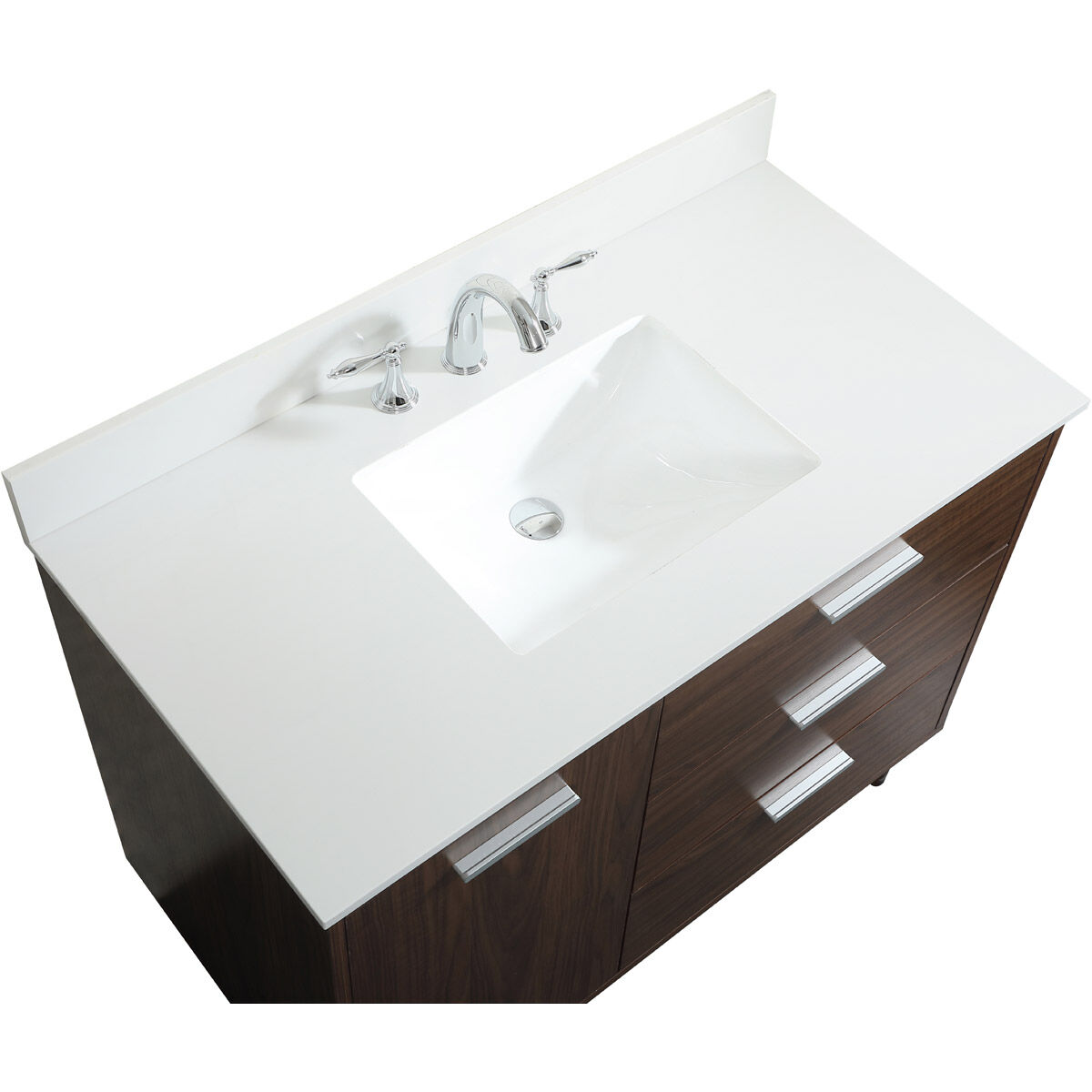 Baldwin 42 X 22 X 34 inch Walnut Vanity Sink Set