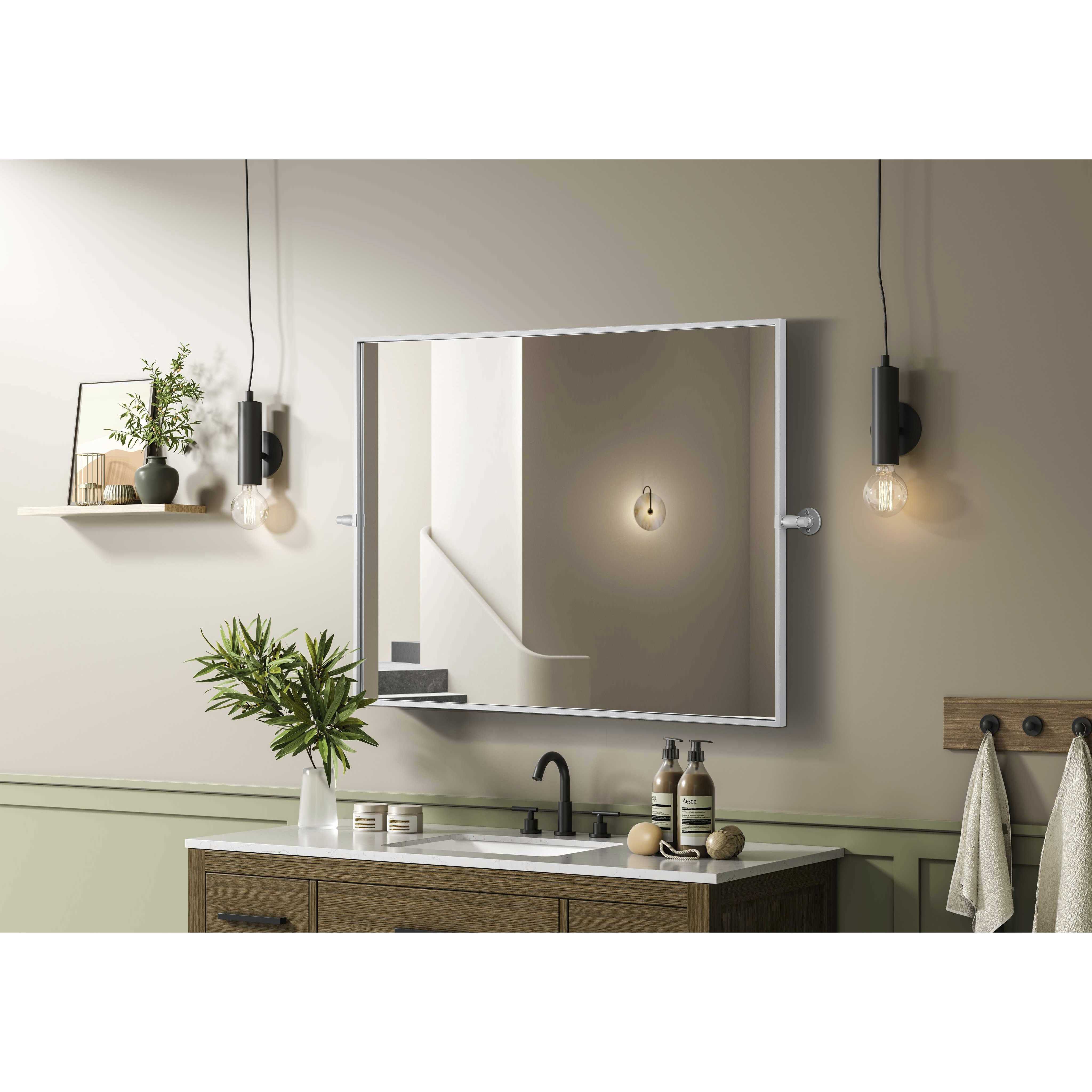 Amoura 40 X 30 inch Silver Mirror