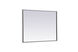 Eternity 36 X 27 inch Grey Wall Mirror in Gray