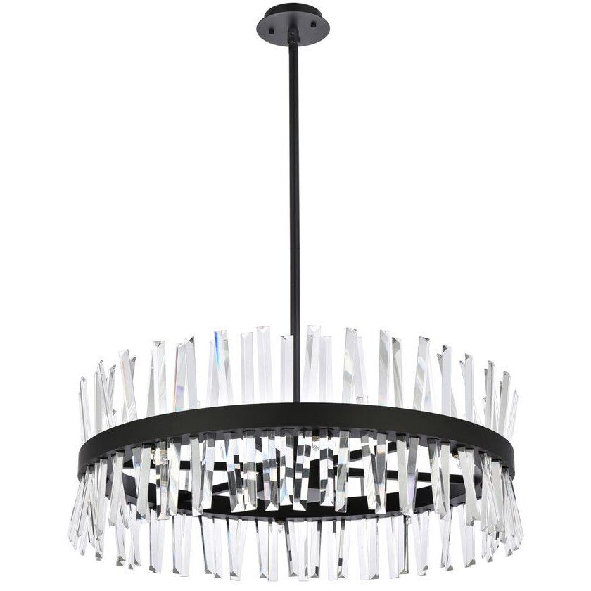 Serephina 16 Light 32 inch Black Chandelier Ceiling Light