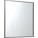 Monet 36 X 36 inch Black Wall Mirror