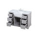 Franklin 48 X 22 X 35 inch Grey Bathroom Vanity Cabinet