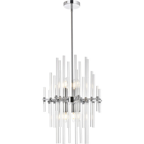 Sienna 6 Light 17 inch Chrome Pendant Ceiling Light