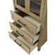 Alina Linen Oak Bathroom Storage Cabinet