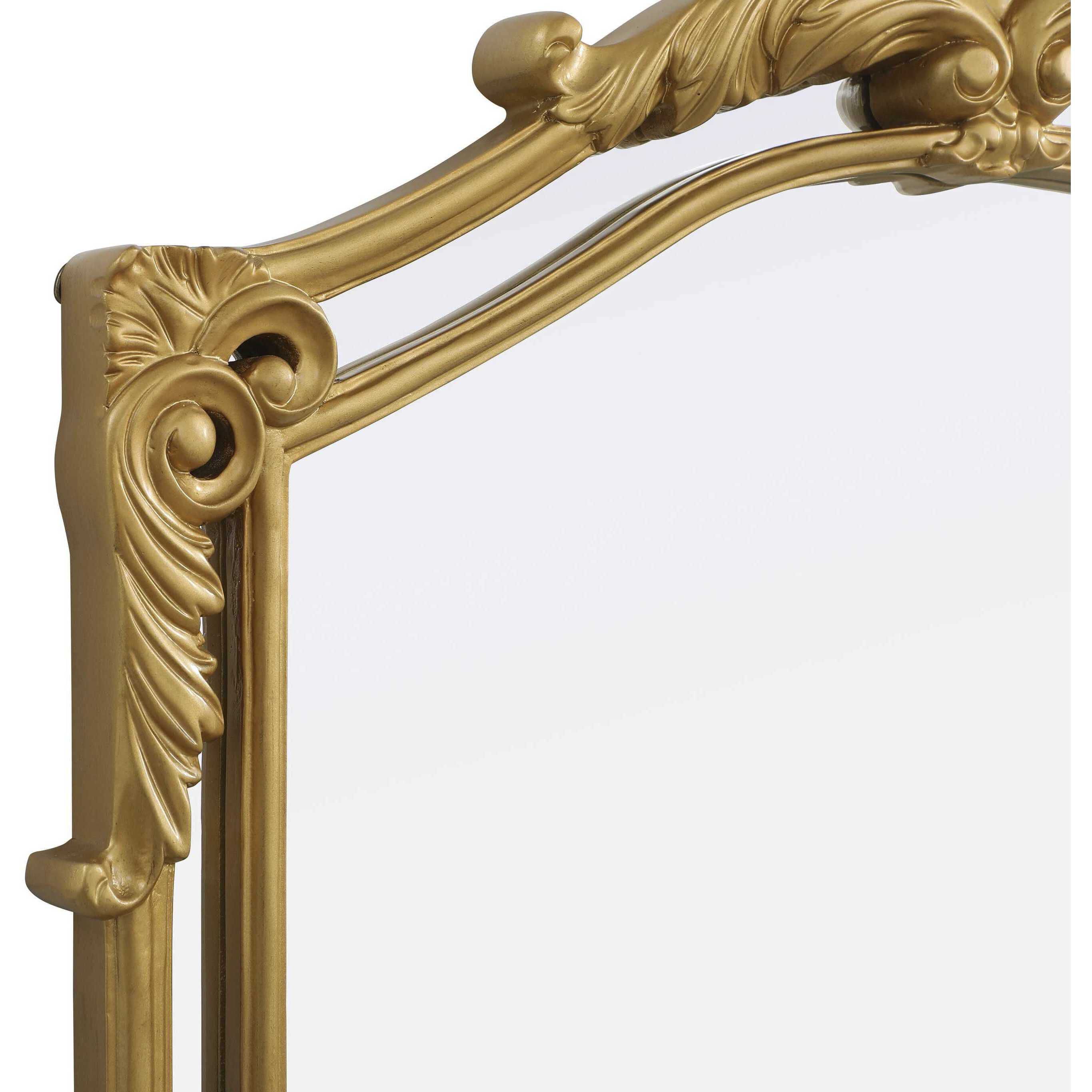 Madeline 66 X 33.5 inch Gold Leaf Mirror