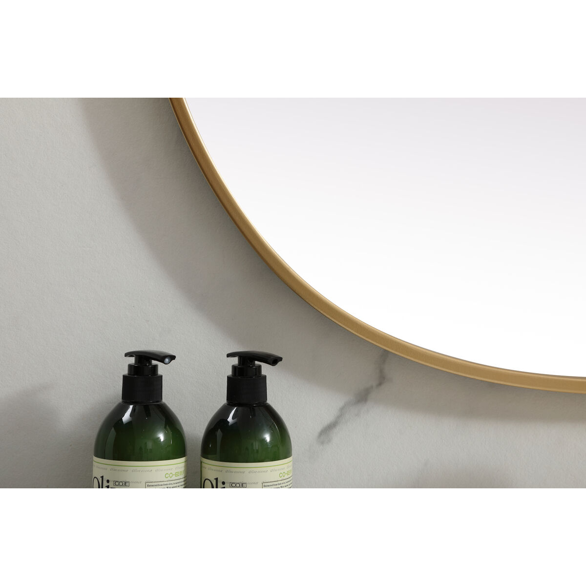 Brynn 36 X 30 inch Brass Mirror in 30 x 36