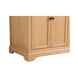 Franklin 36 X 22 X 35 inch Natural Wood Bathroom Vanity Cabinet