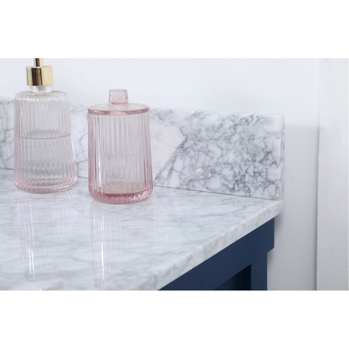 Clement 48 X 22 X 34.13 inch Blue Bathroom Vanity Cabinet