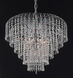 Falls 6 Light 25 inch Chrome Dining Chandelier Ceiling Light in Royal Cut