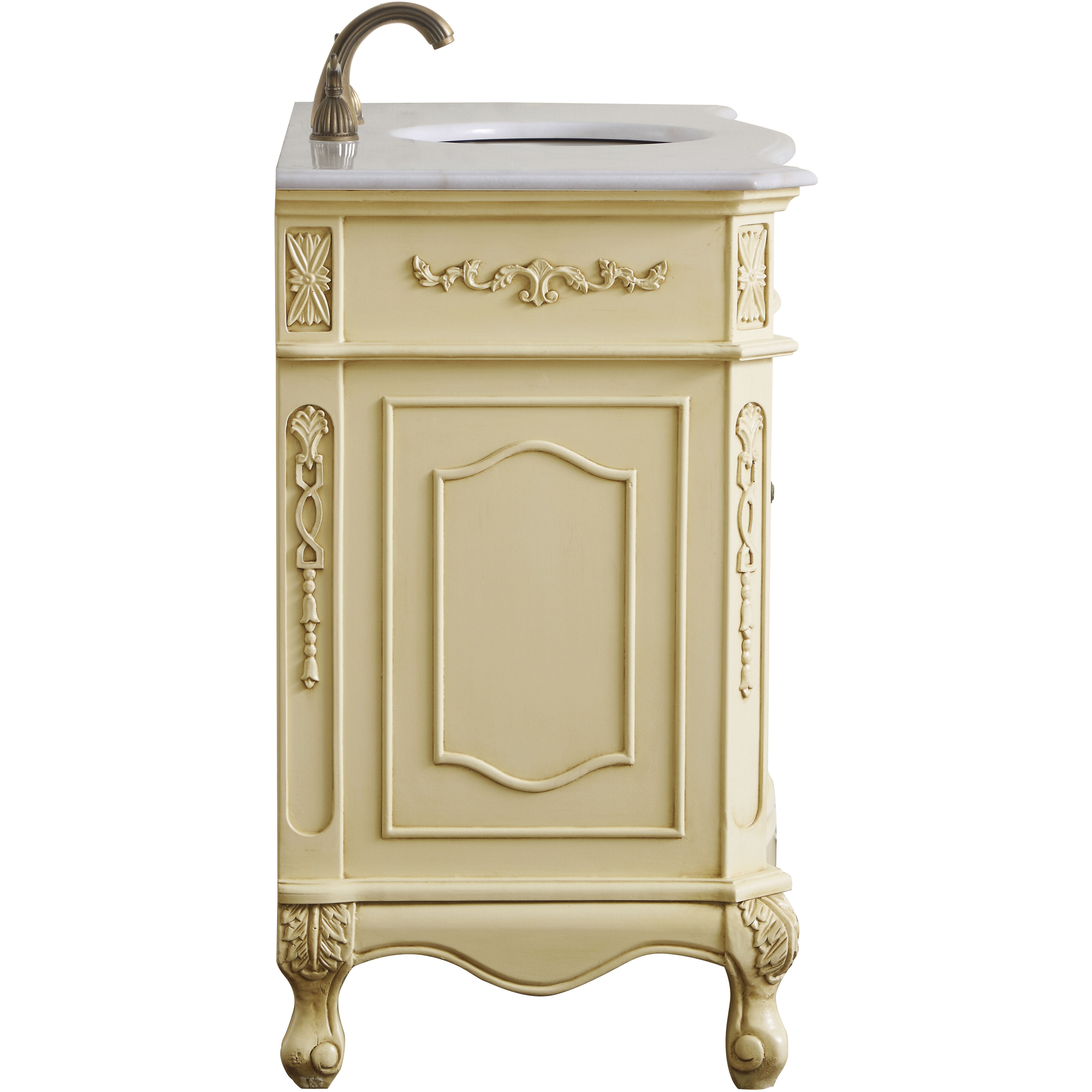 Danville 48 X 21 X 36 inch Light Antique Beige Vanity Sink Set