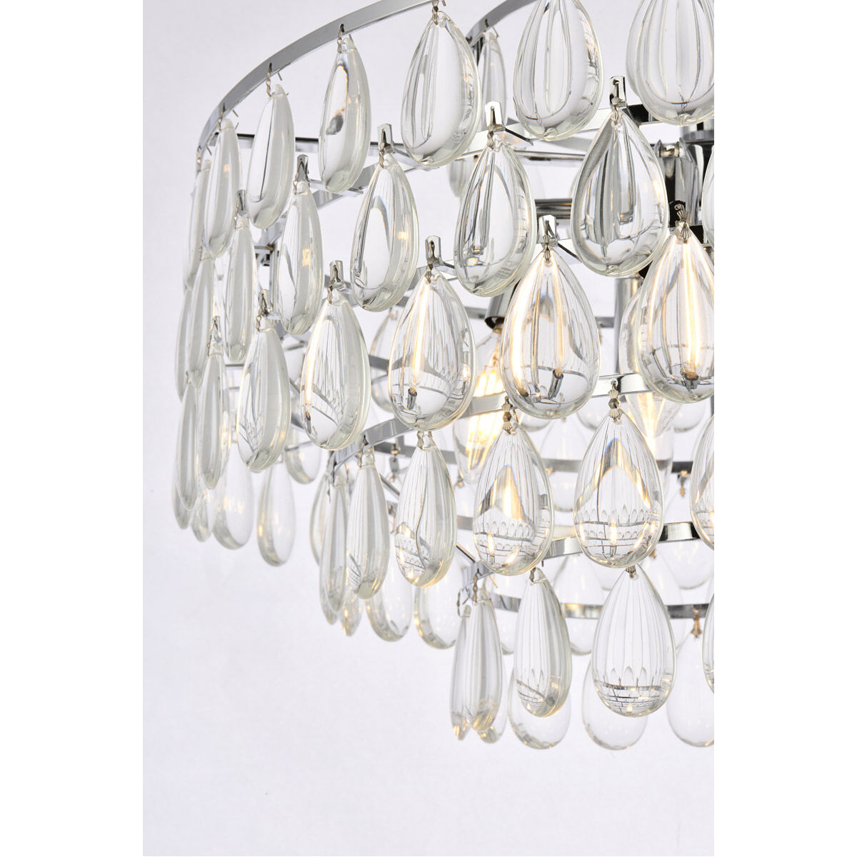 Mila 5 Light 20 inch Chrome Pendant Ceiling Light