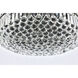 Maxime 9 Light 24 inch Black and Clear Flush Mount Ceiling Light