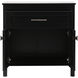 Adian Black Bathroom Storage Cabinet