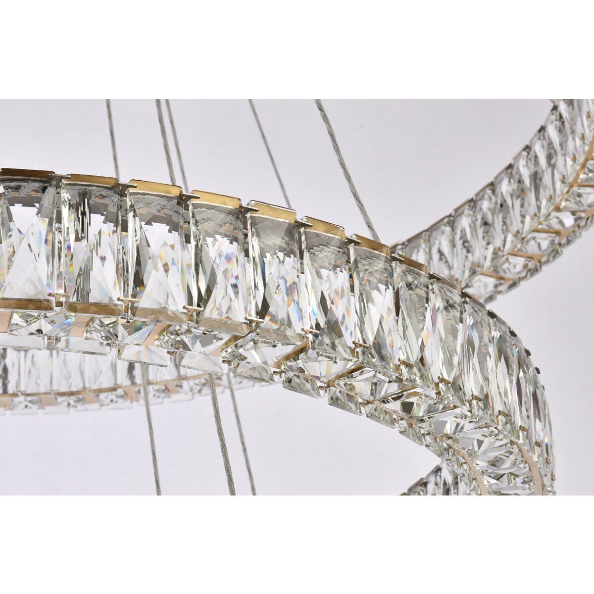 Monroe 3 Light 41 inch Gold Chandelier Ceiling Light