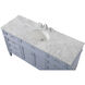 Park Avenue 60 X 22 X 35 inch Grey Vanity Sink Set