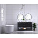 Metropolis 60 X 22 X 34 inch Black Vanity Sink Set