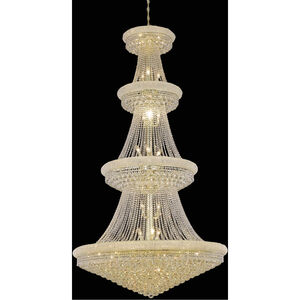 Primo 42 Light 48 inch Gold Foyer Ceiling Light in Royal Cut