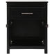 Adian Black Bathroom Storage Cabinet