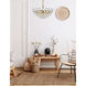 Emilia 5 Light 18 inch Brass Pendant Ceiling Light