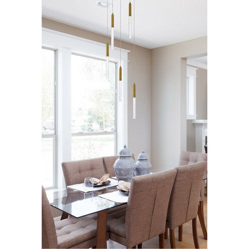 Ruelle 5 Light 16 inch Gold Pendant Ceiling Light