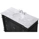 Wesley 48 X 22 X 35 inch Black Vanity Sink Set