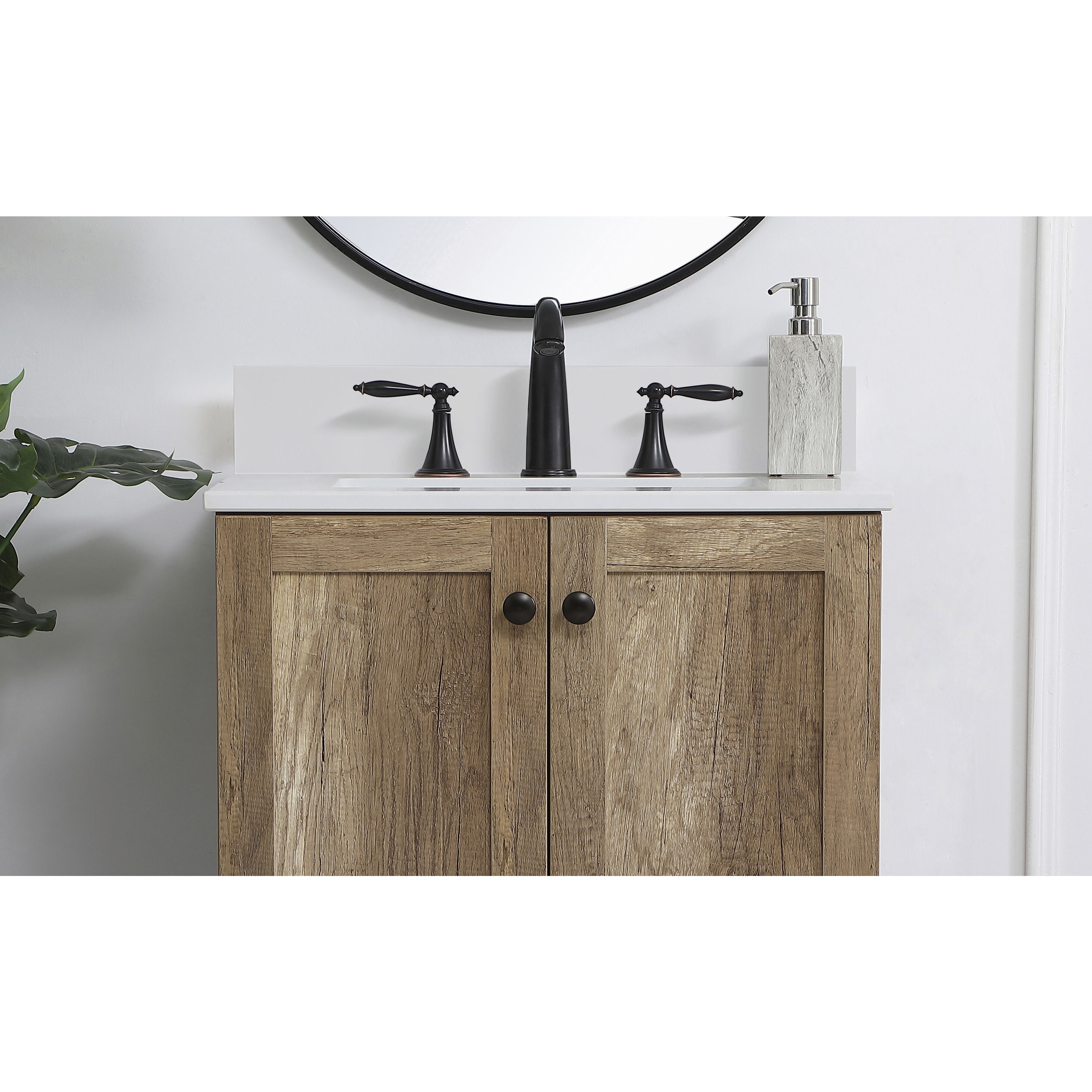 Backsplash 24 X 1 X 4 inch Ivory White Bathroom Vanity Backsplash