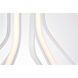 Dahlia LED 27 inch White Pendant Ceiling Light