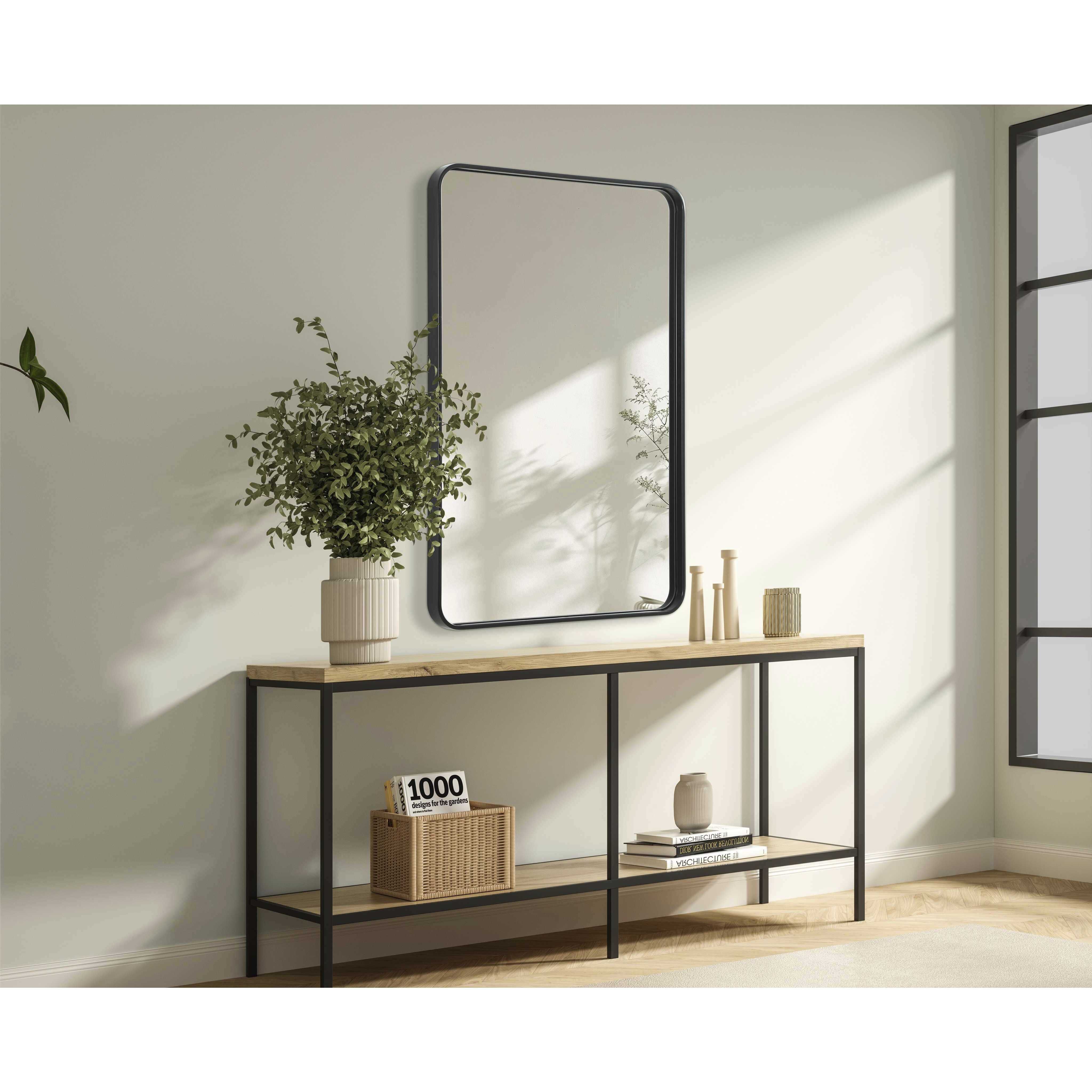 Remy 42 X 28 inch Black Mirror