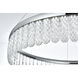 Rune 1 Light 24 inch Chrome Chandelier Ceiling Light