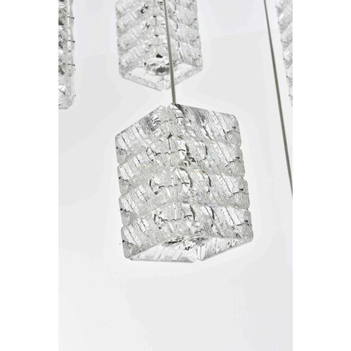 Aston 12 Light 28 inch Chrome Pendant Ceiling Light