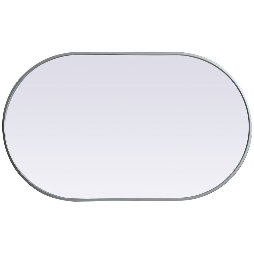 Asha 40 X 24 inch Silver Mirror in 24 x 40