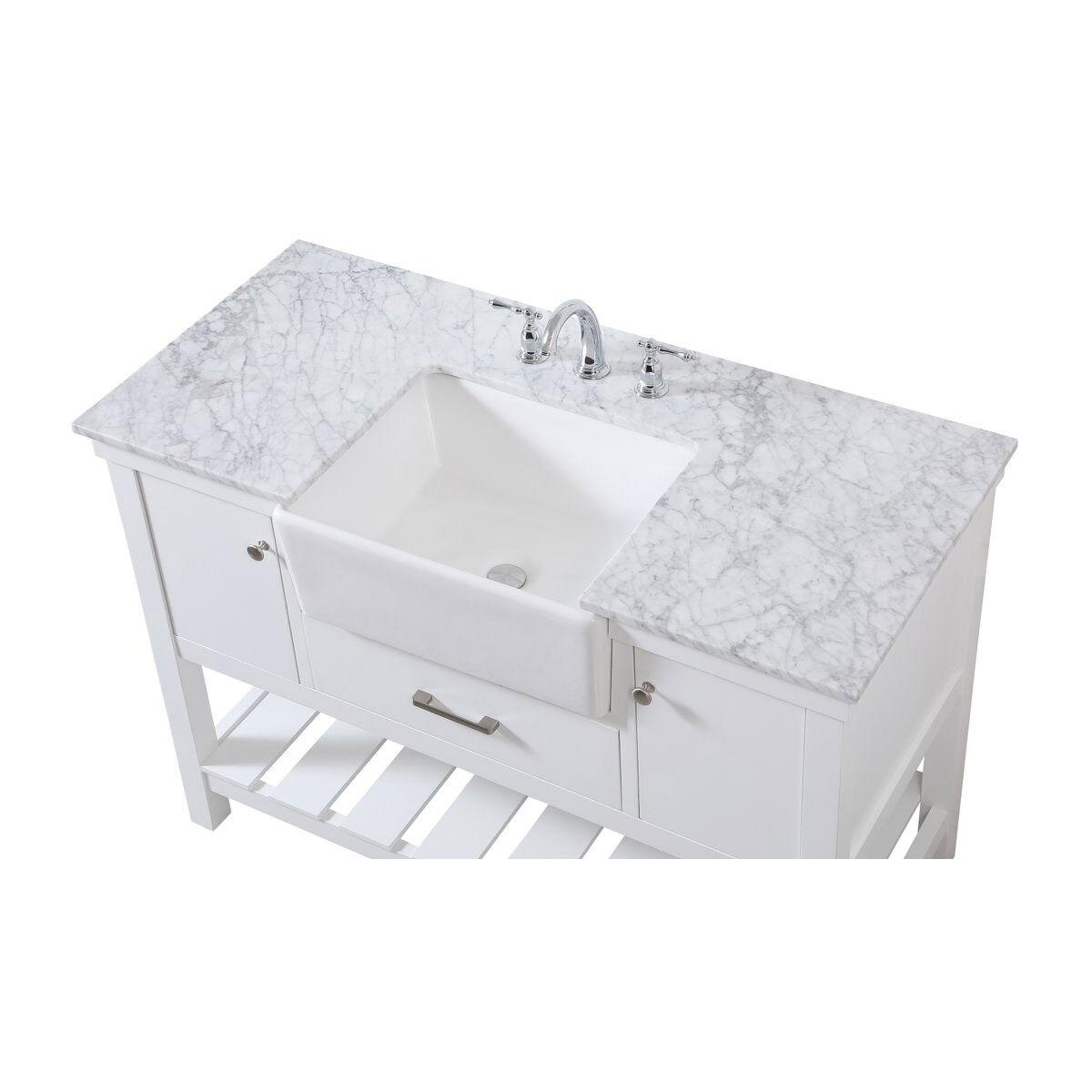 Clement 48 X 22 X 34 inch White Bathroom Vanity Cabinet