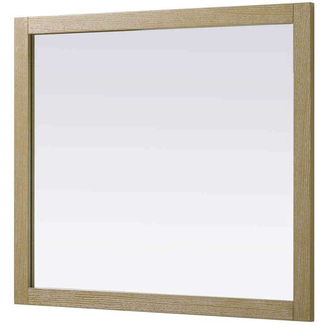 Norah 42 X 36 inch Linen Oak Mirror