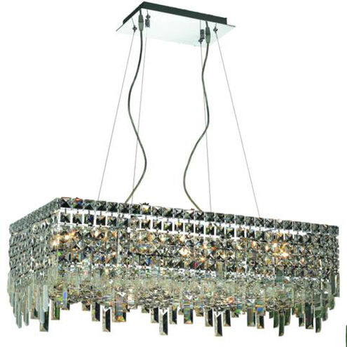 Maxime 16 Light 28 inch Chrome Dining Chandelier Ceiling Light in Royal Cut