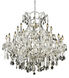 Maria Theresa 24 Light 36 inch Chrome Dining Chandelier Ceiling Light in Clear, Royal Cut