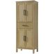 Alina Linen Oak Bathroom Storage Cabinet