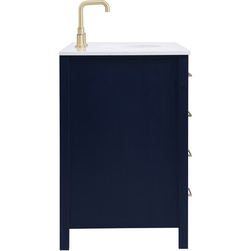 Irene 48 X 22 X 34 inch Blue Vanity Sink Set