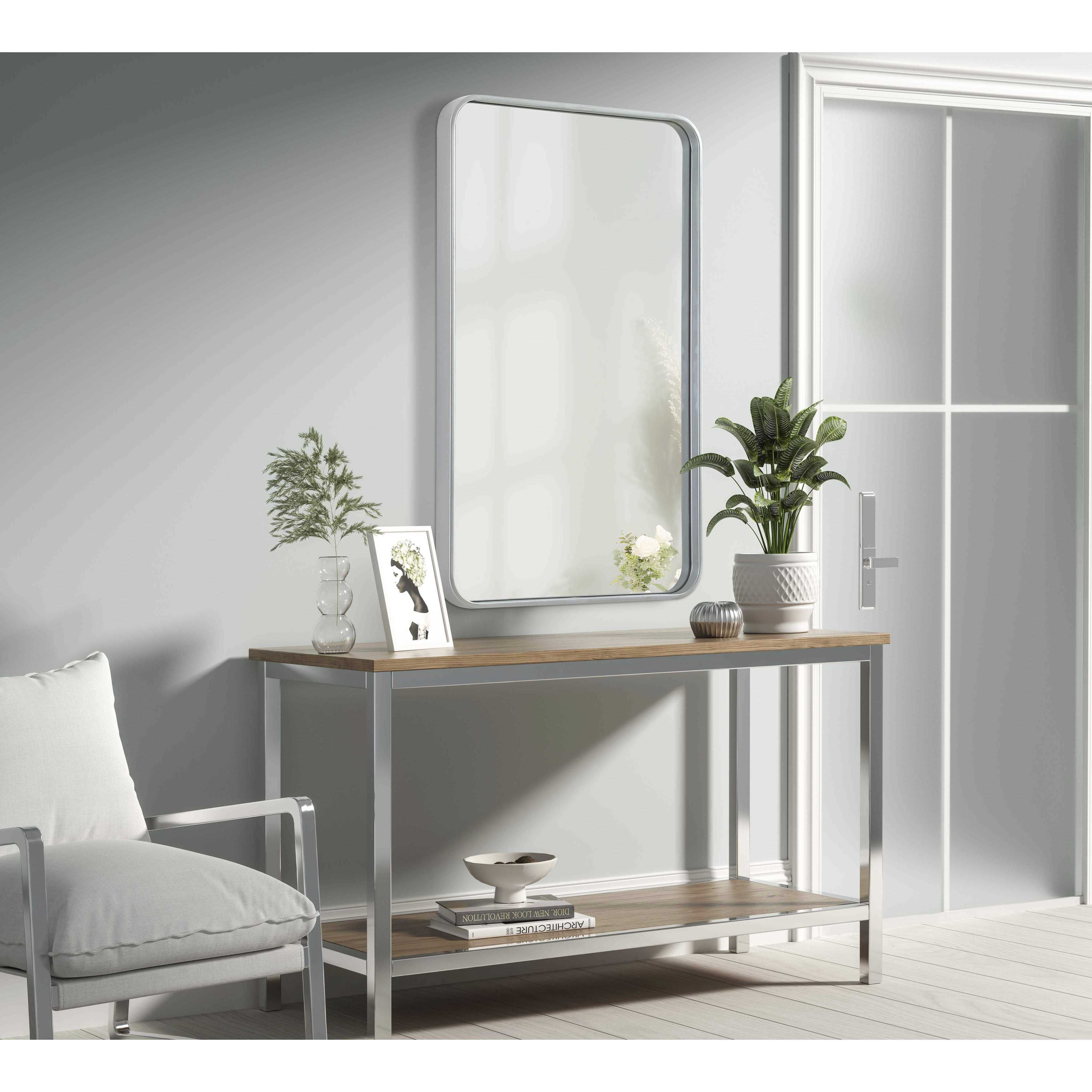 Remy 36 X 22 inch Silver Mirror