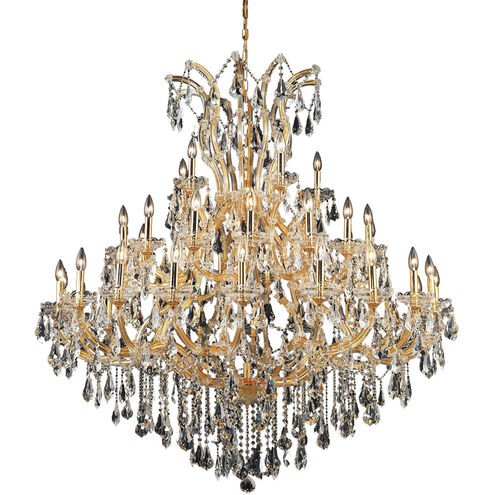 Maria Theresa 41 Light 52 inch Gold Foyer Ceiling Light in Clear, Royal Cut