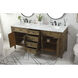 Park Avenue 72 X 21.5 X 35 inch Driftwood Vanity Sink Set in Dark Walnut
