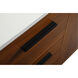 Baldwin 48 X 22 X 34 inch Teak Vanity Sink Set