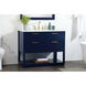 Larkin 42 X 22 X 34 inch Blue Vanity Sink Set